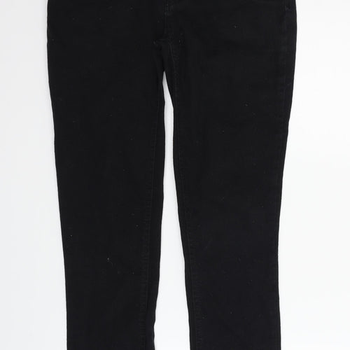 NEXT Womens Black   Straight Jeans Size 10 L27 in
