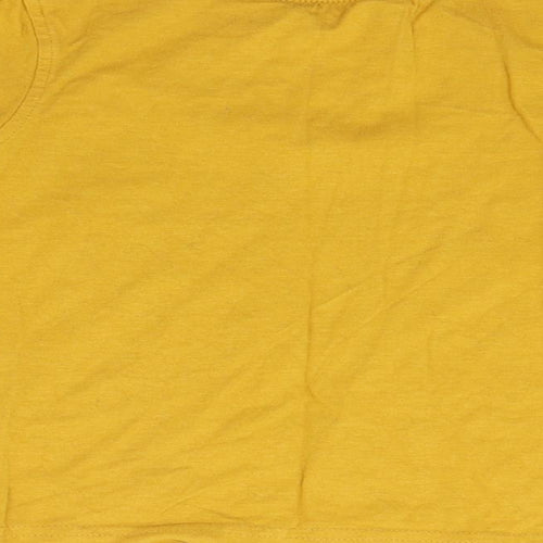 george  Boys Yellow   Basic T-Shirt Size 3-4 Years