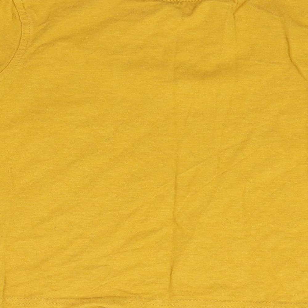 george  Boys Yellow   Basic T-Shirt Size 3-4 Years