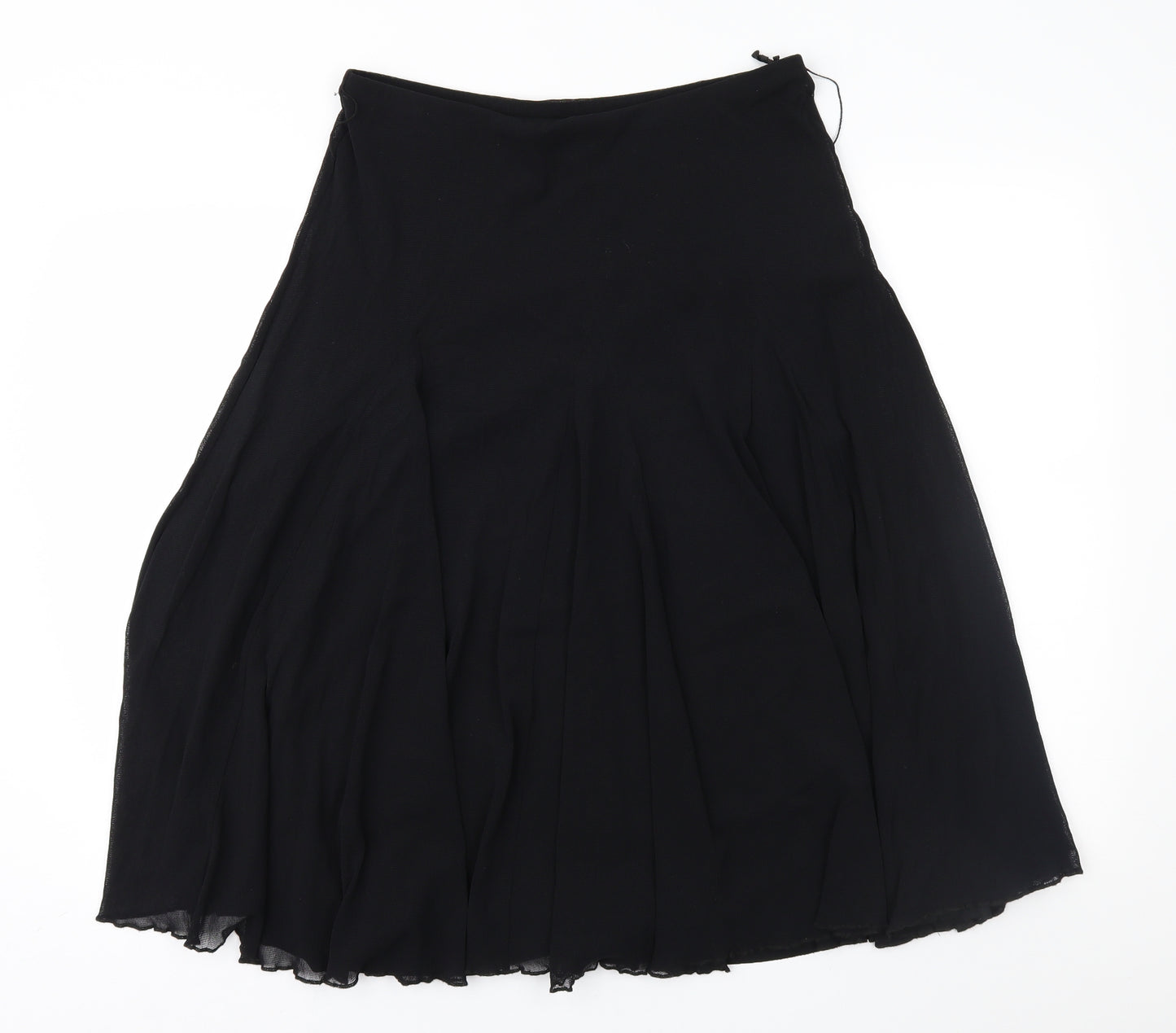 Marks and Spencer Womens Black   Flare Skirt Size 12