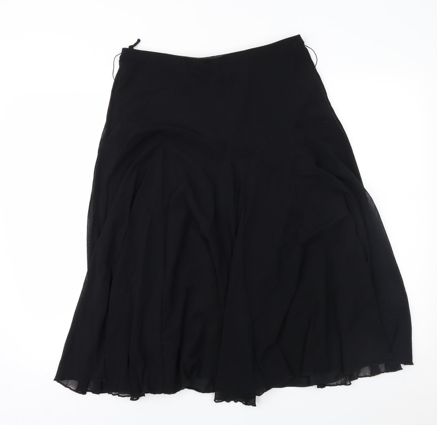 Marks and Spencer Womens Black   Flare Skirt Size 12