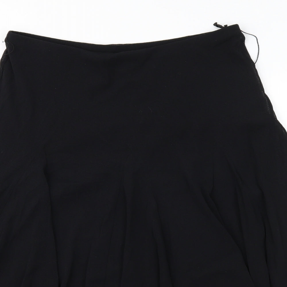 Marks and Spencer Womens Black   Flare Skirt Size 12
