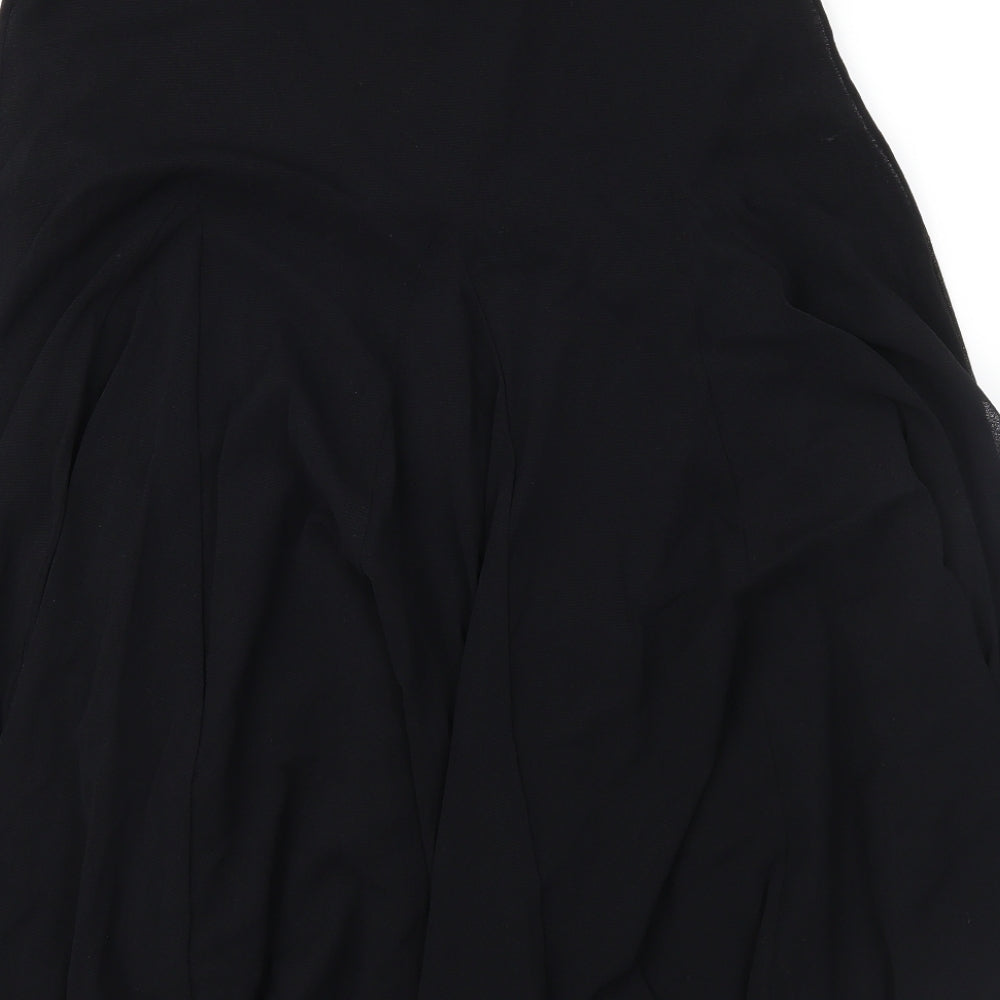 Marks and Spencer Womens Black   Flare Skirt Size 12