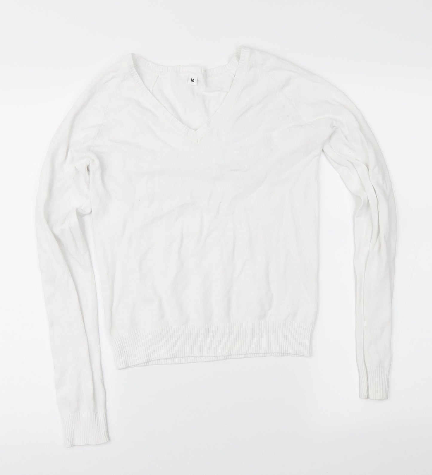 Preworn Womens White   Pullover Jumper Size M