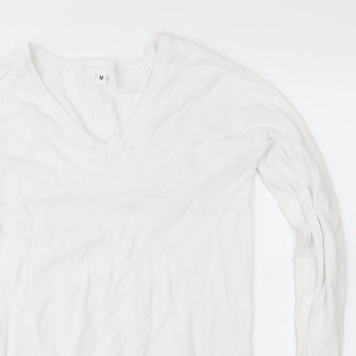 Preworn Womens White   Pullover Jumper Size M
