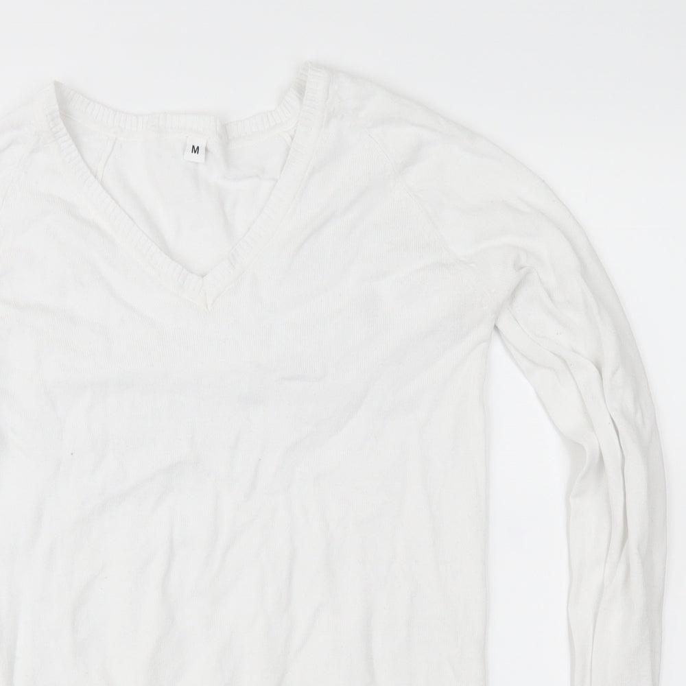 Preworn Womens White   Pullover Jumper Size M