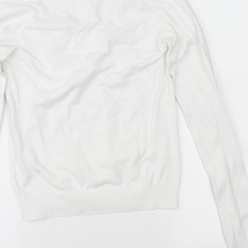 Preworn Womens White   Pullover Jumper Size M