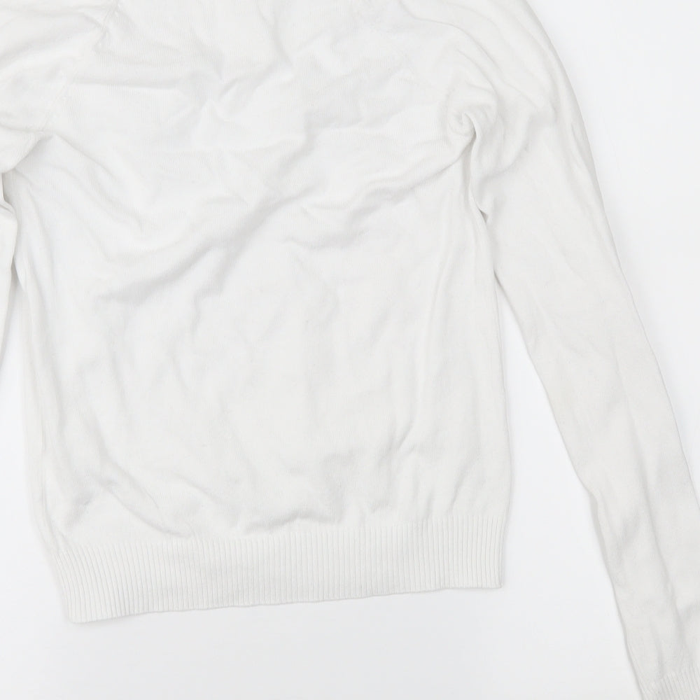 Preworn Womens White   Pullover Jumper Size M