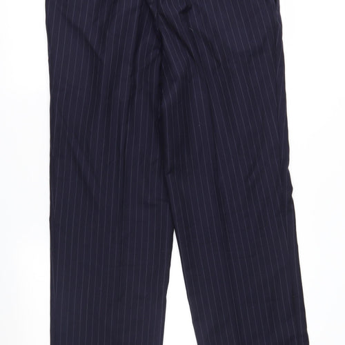 Punjab House Mens Blue Striped  Trousers  Size 36 in L31 in