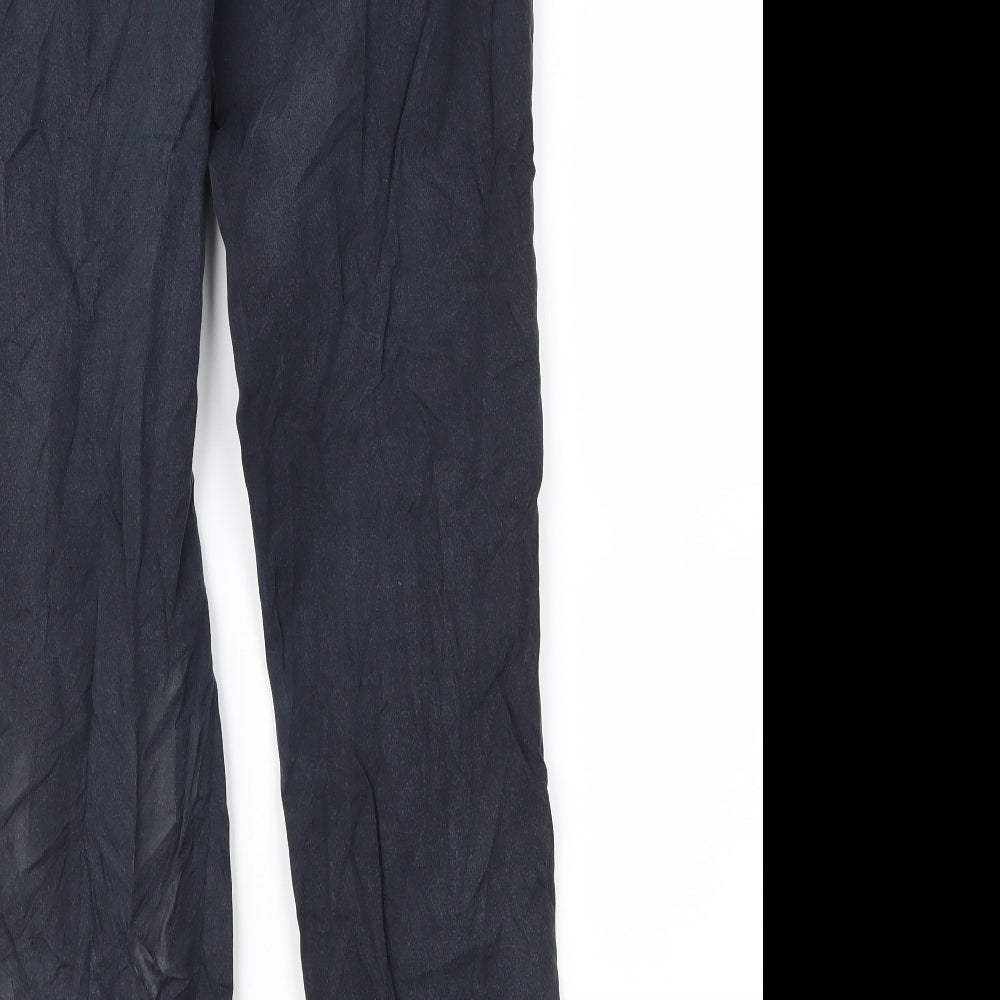 H&M Womens Blue  Denim Straight Jeans Size 10 L28 in