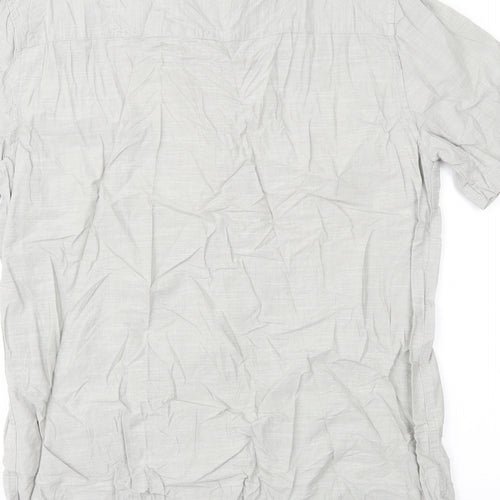 Topman Mens Grey    Button-Up Size M