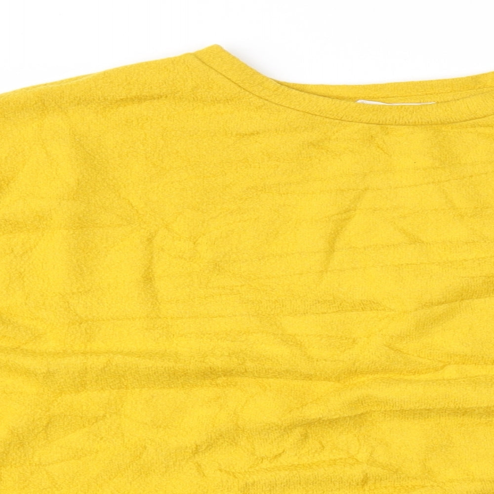 Stradivarius Womens Yellow   Pullover Jumper Size M