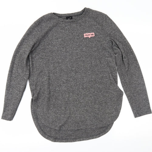 Sinsay Womens Grey   Pullover Jumper Size S