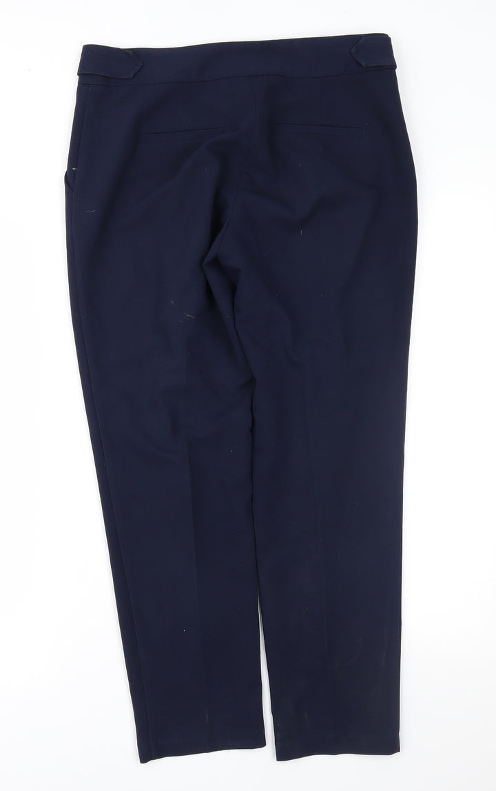 Dorothy Perkins Womens Blue Trousers Size 10 L27 in