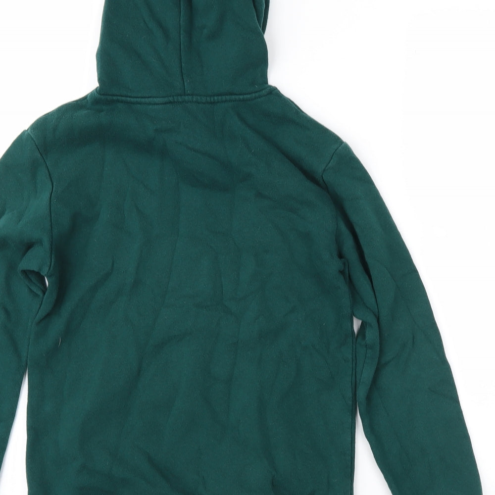 H&M Boys Green   Pullover Hoodie Size 9-10 Years
