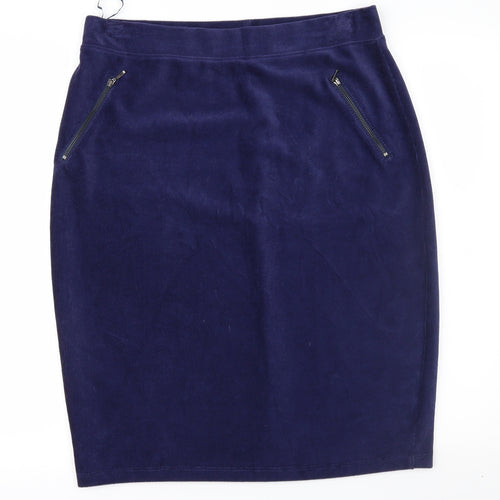 TU Womens Blue   Straight & Pencil Skirt Size 16