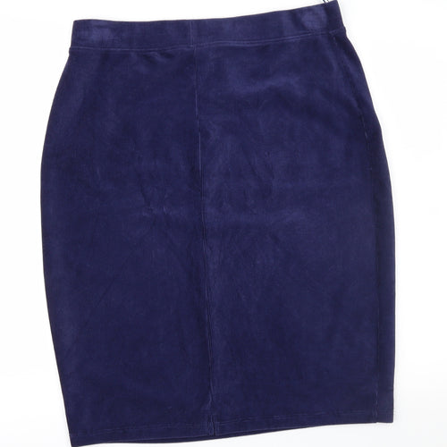 TU Womens Blue   Straight & Pencil Skirt Size 16