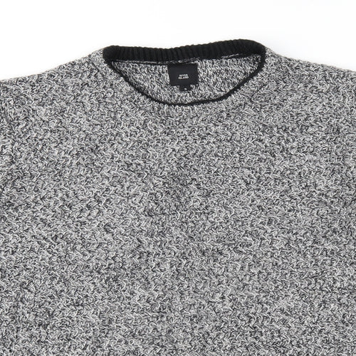 River Island Womens Grey   Pullover Jumper Size S