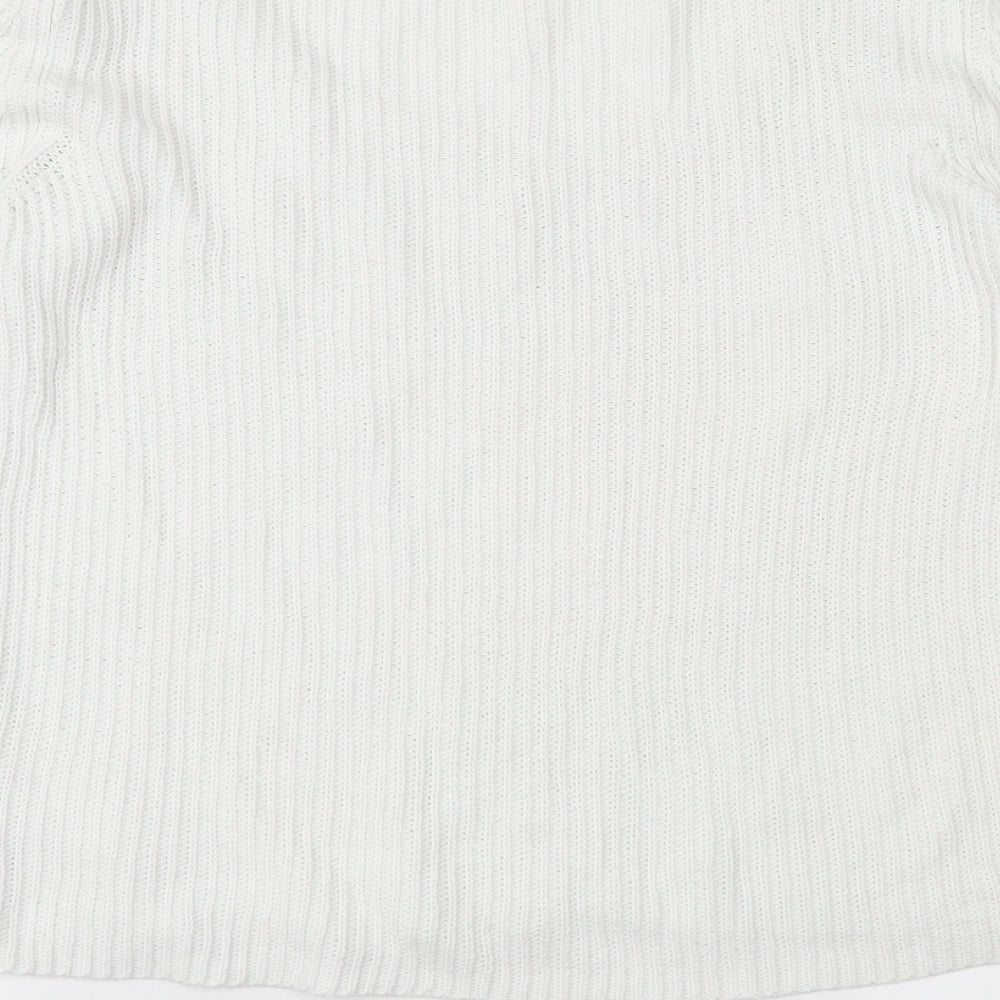 `Next Womens White   Pullover Jumper Size 10