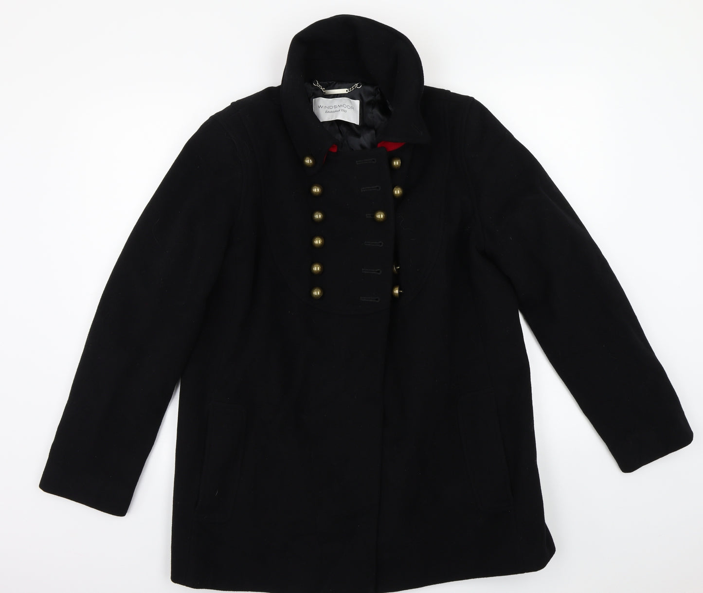 Windsmoor Womens Black   Jacket Coat Size 12