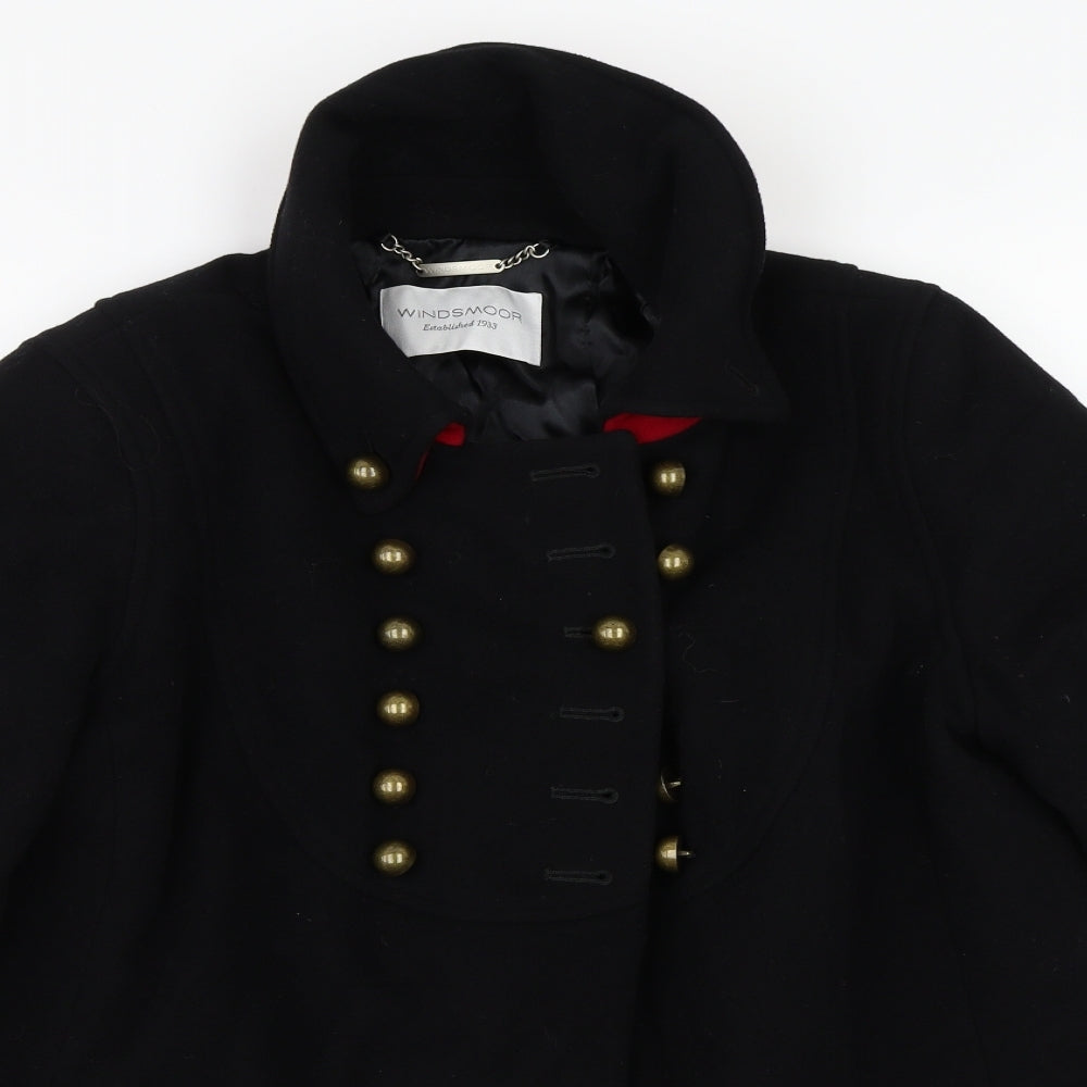 Windsmoor Womens Black   Jacket Coat Size 12