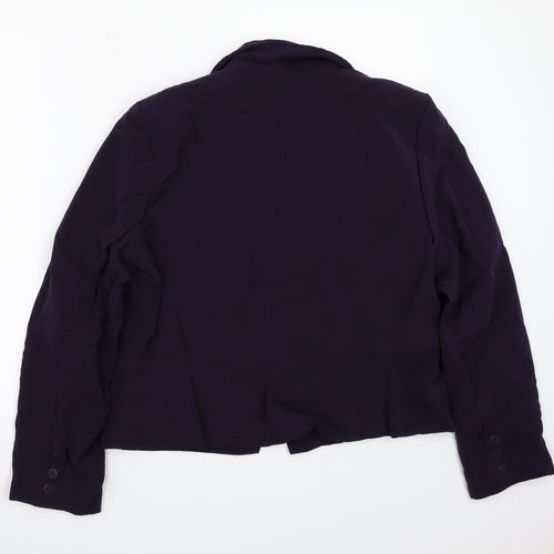 123 Womens Purple   Jacket Coat Size 46