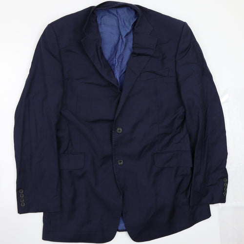 Sartorial Mens Blue   Jacket Suit Jacket Size 42