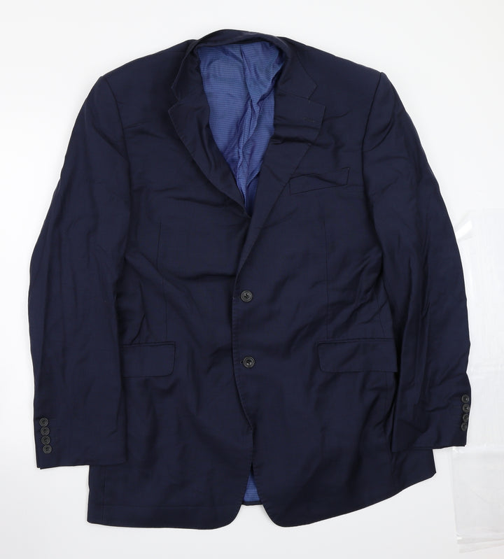 Sartorial Mens Blue Jacket Suit Jacket Size 42