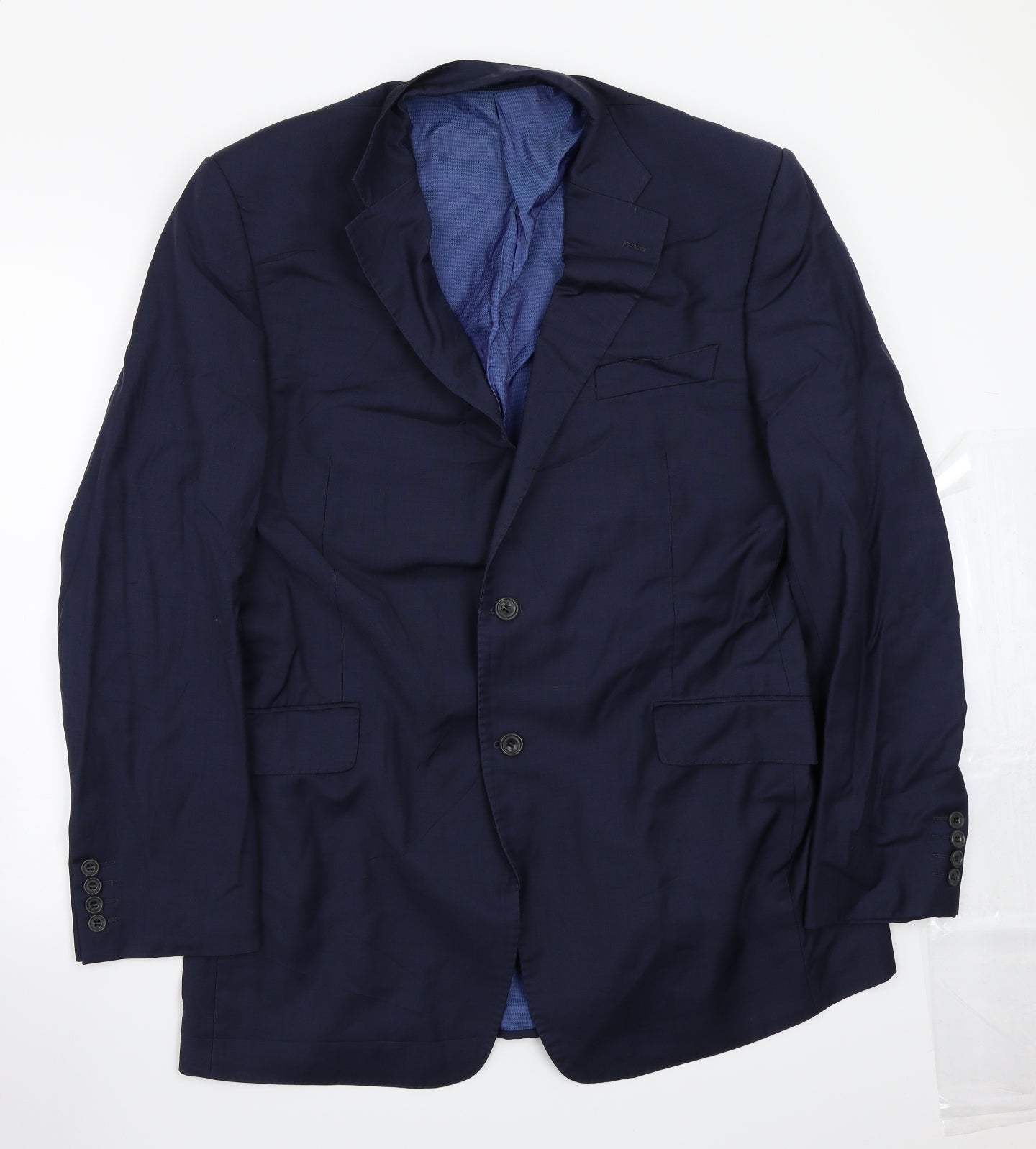 Sartorial Mens Blue   Jacket Suit Jacket Size 42
