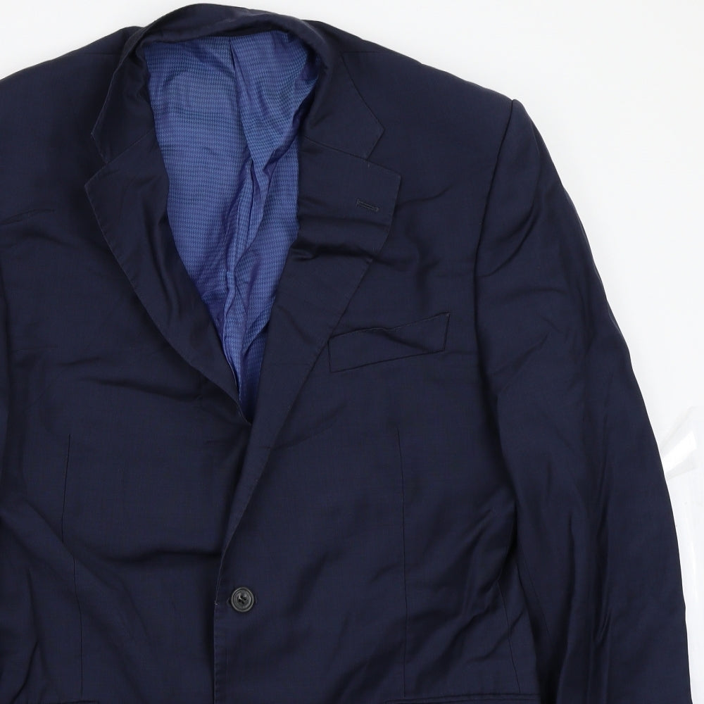 Sartorial Mens Blue   Jacket Suit Jacket Size 42