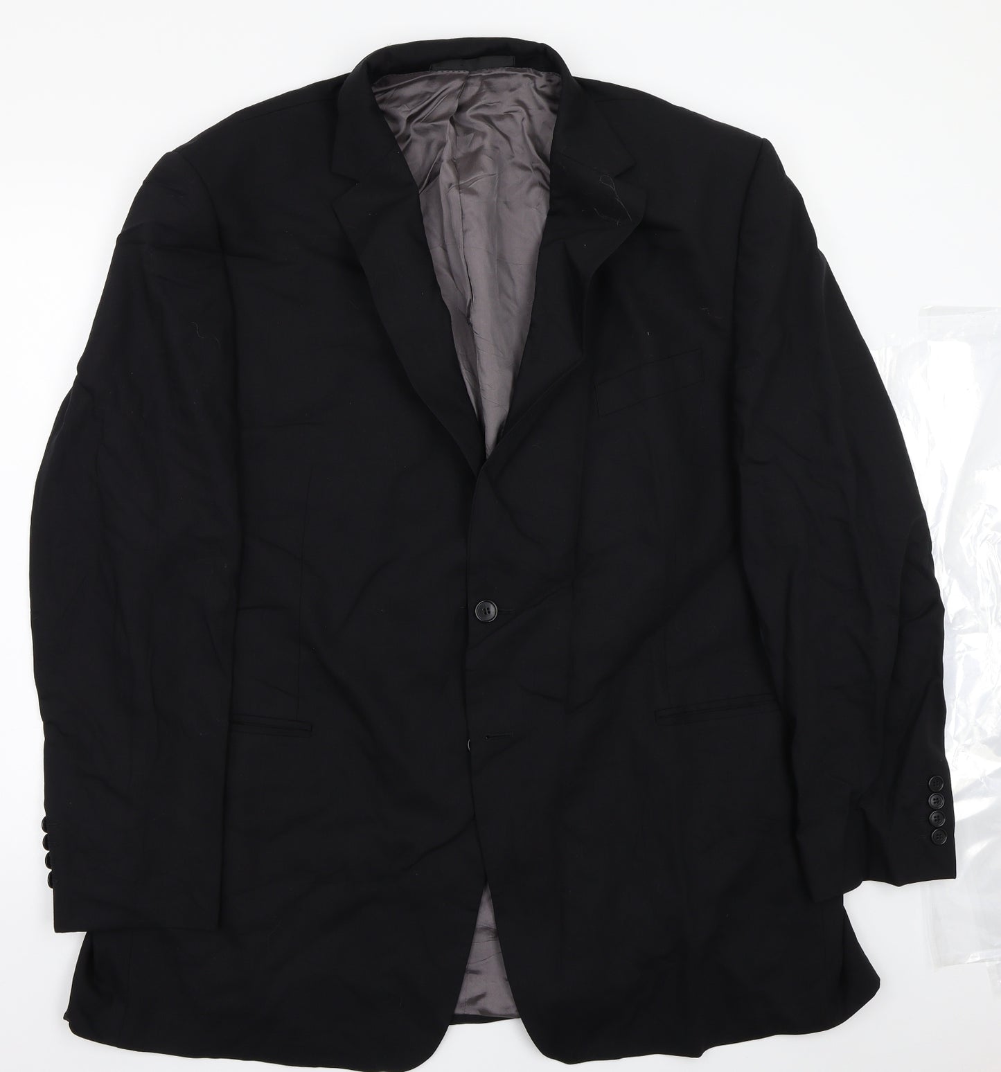 Marks and Spencer Mens Black   Jacket Suit Jacket Size 42