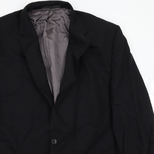 Marks and Spencer Mens Black   Jacket Suit Jacket Size 42