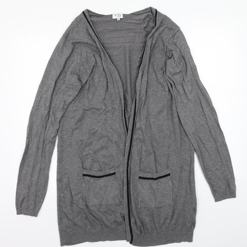 Vrs Womens Grey   Cardigan Jumper Size 2XL