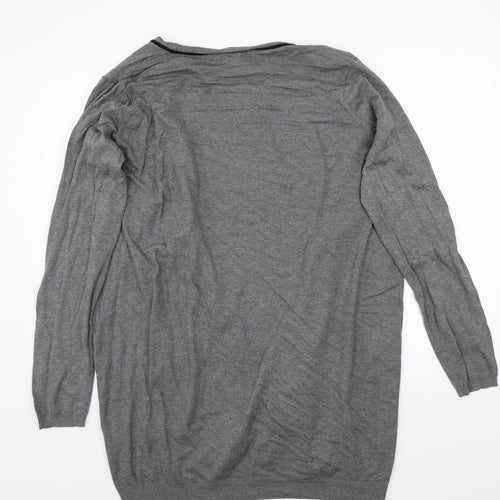 Vrs Womens Grey   Cardigan Jumper Size 2XL