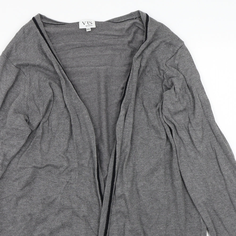 Vrs Womens Grey   Cardigan Jumper Size 2XL