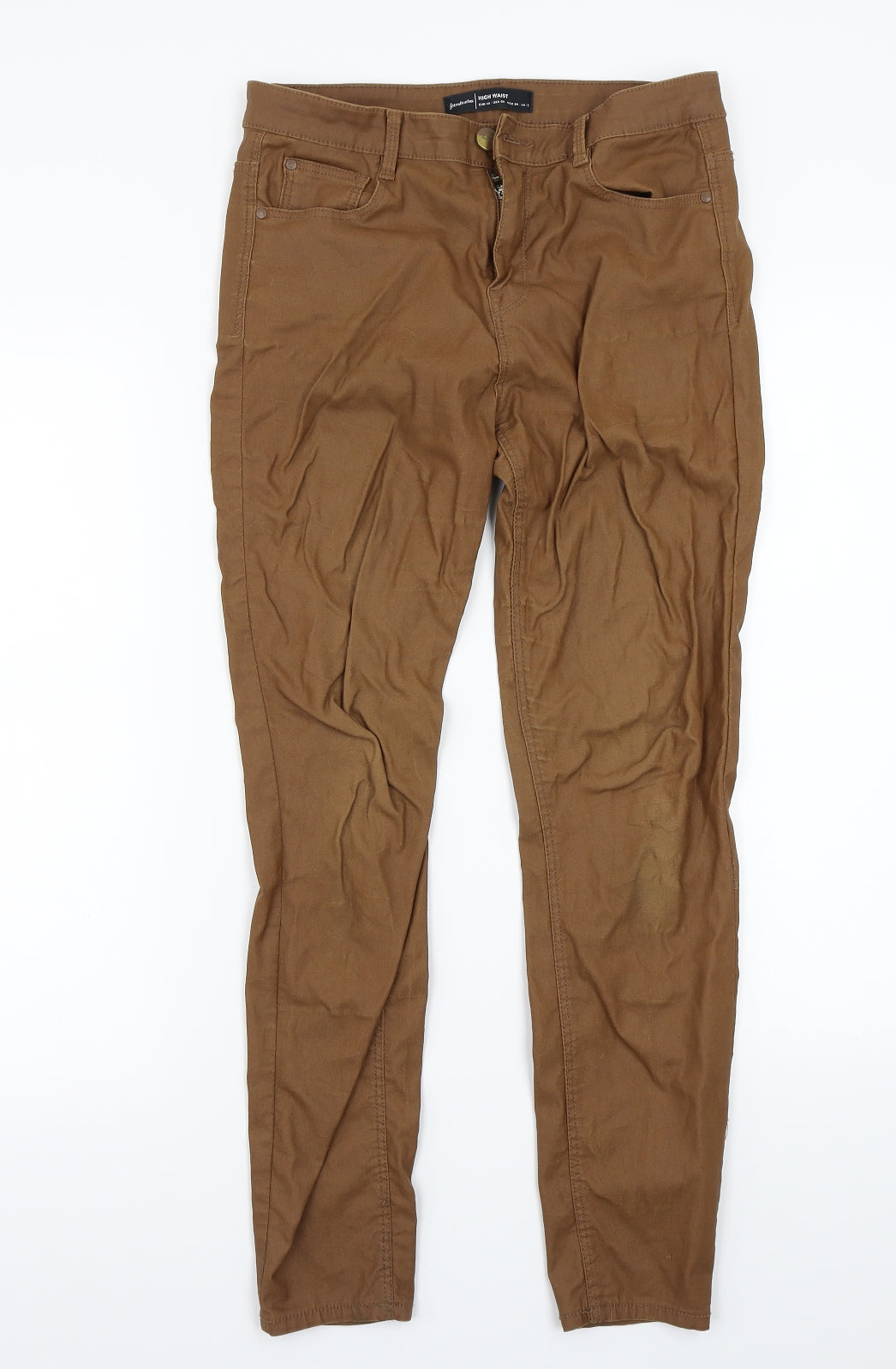 Stradivarius Womens Brown   Skinny Jeans Size 12 L26 in
