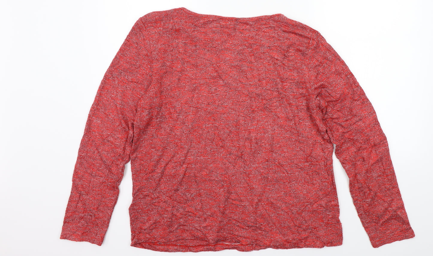 TOM TAILOR Womens Red   Basic T-Shirt Size M
