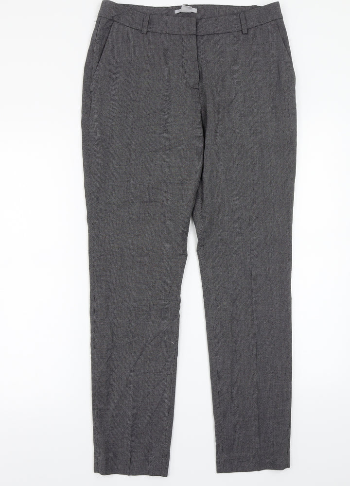 H&M Womens Grey   Trousers  Size 8 L29 in