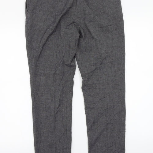 H&M Womens Grey   Trousers  Size 8 L29 in