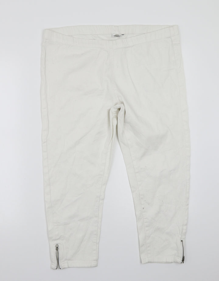 Boule Womens White Straight Jeans Size XL L21 in