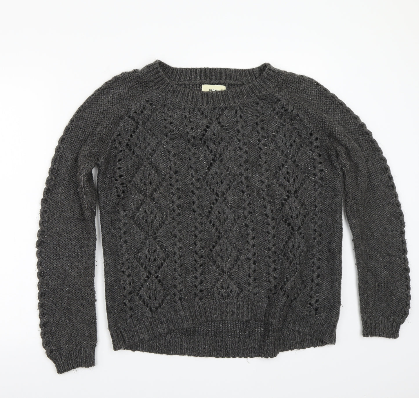 Papaya Womens Grey   Pullover Jumper Size 10