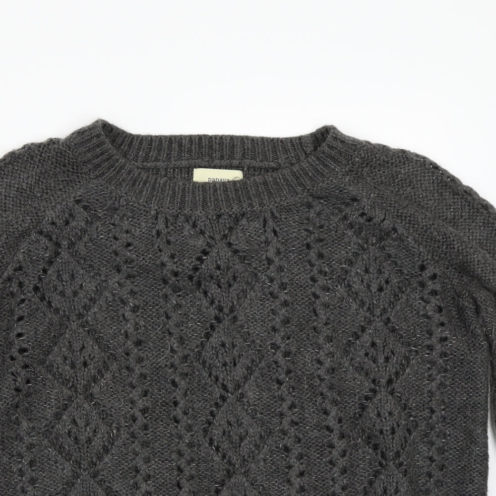 Papaya Womens Grey   Pullover Jumper Size 10