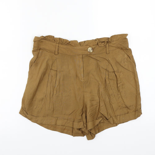 innocence Womens Brown   Cut-Off Shorts Size 8