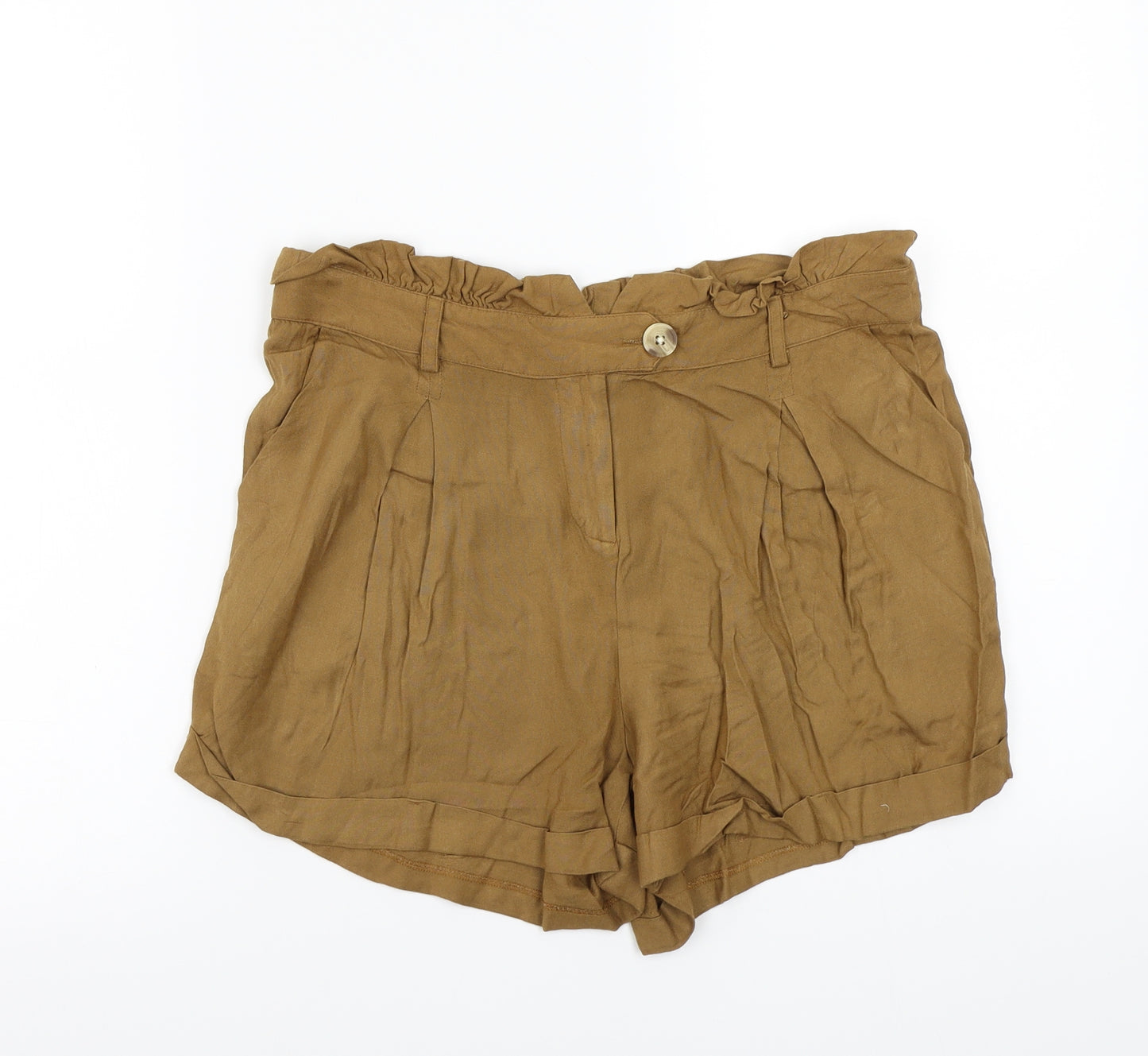 innocence Womens Brown   Cut-Off Shorts Size 8