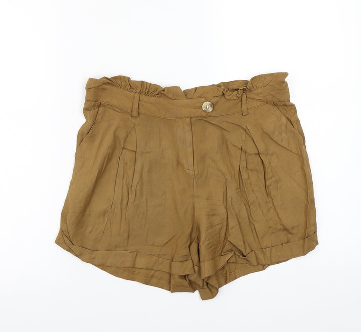 innocence Womens Brown   Cut-Off Shorts Size 8