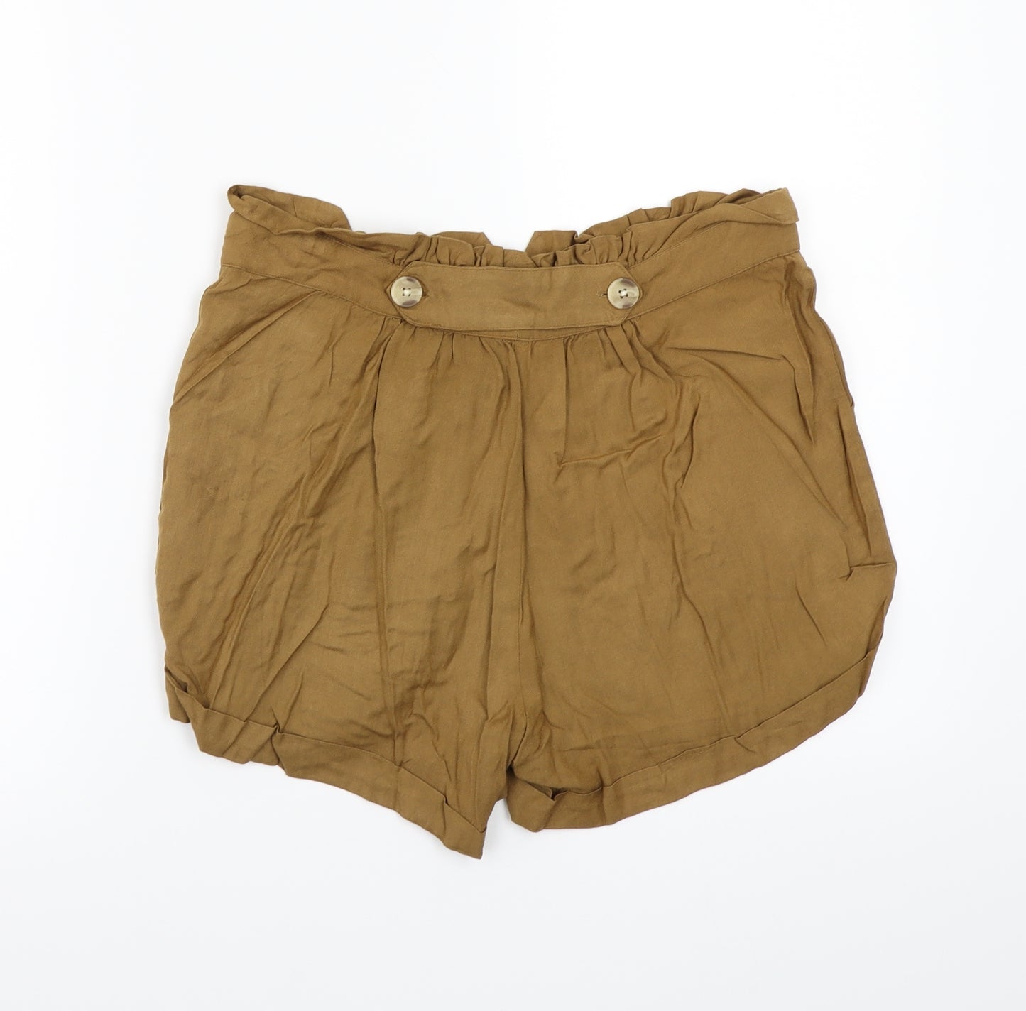 innocence Womens Brown   Cut-Off Shorts Size 8