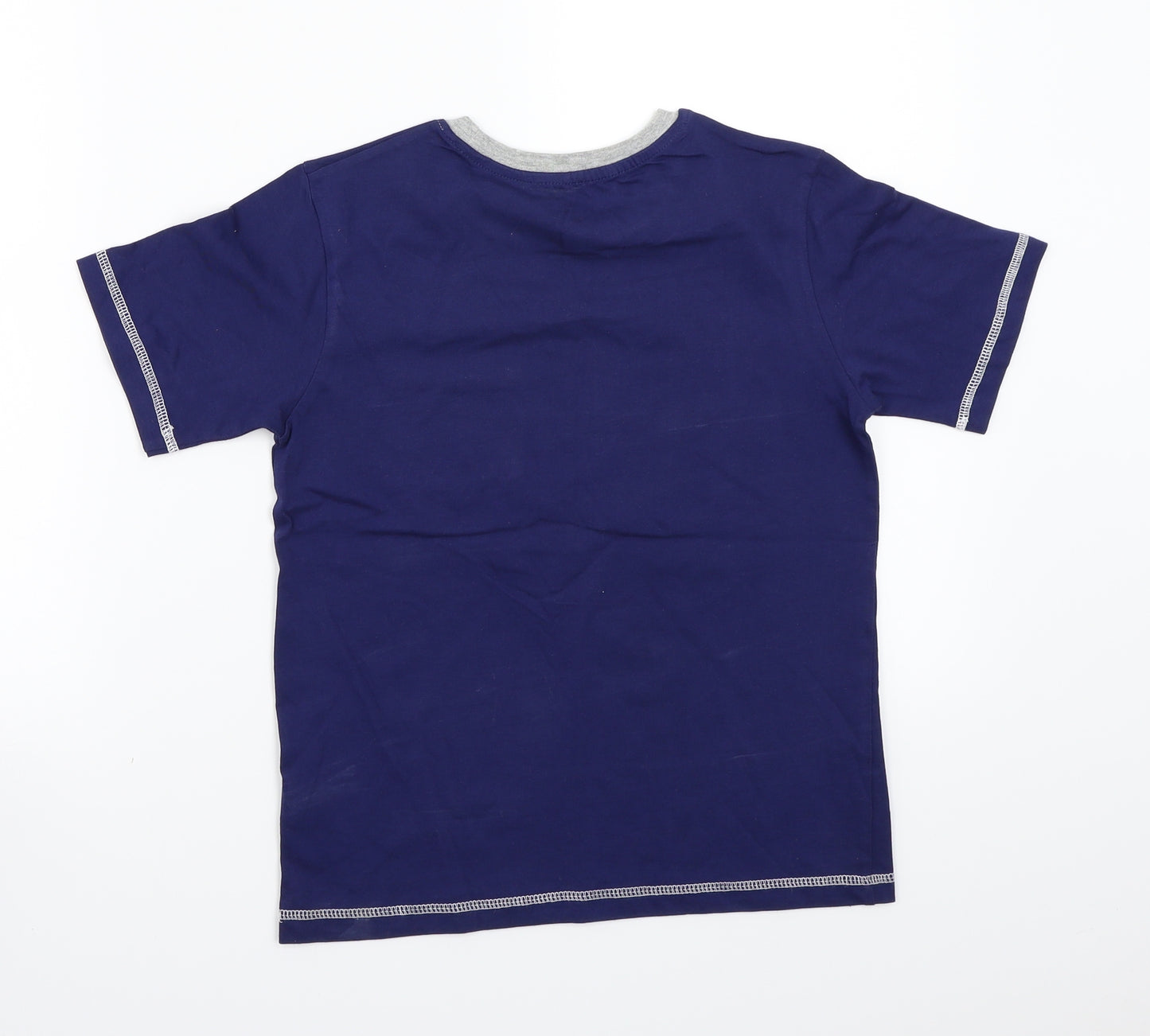 Nutmeg Girls Blue   Basic T-Shirt Size 8-9 Years