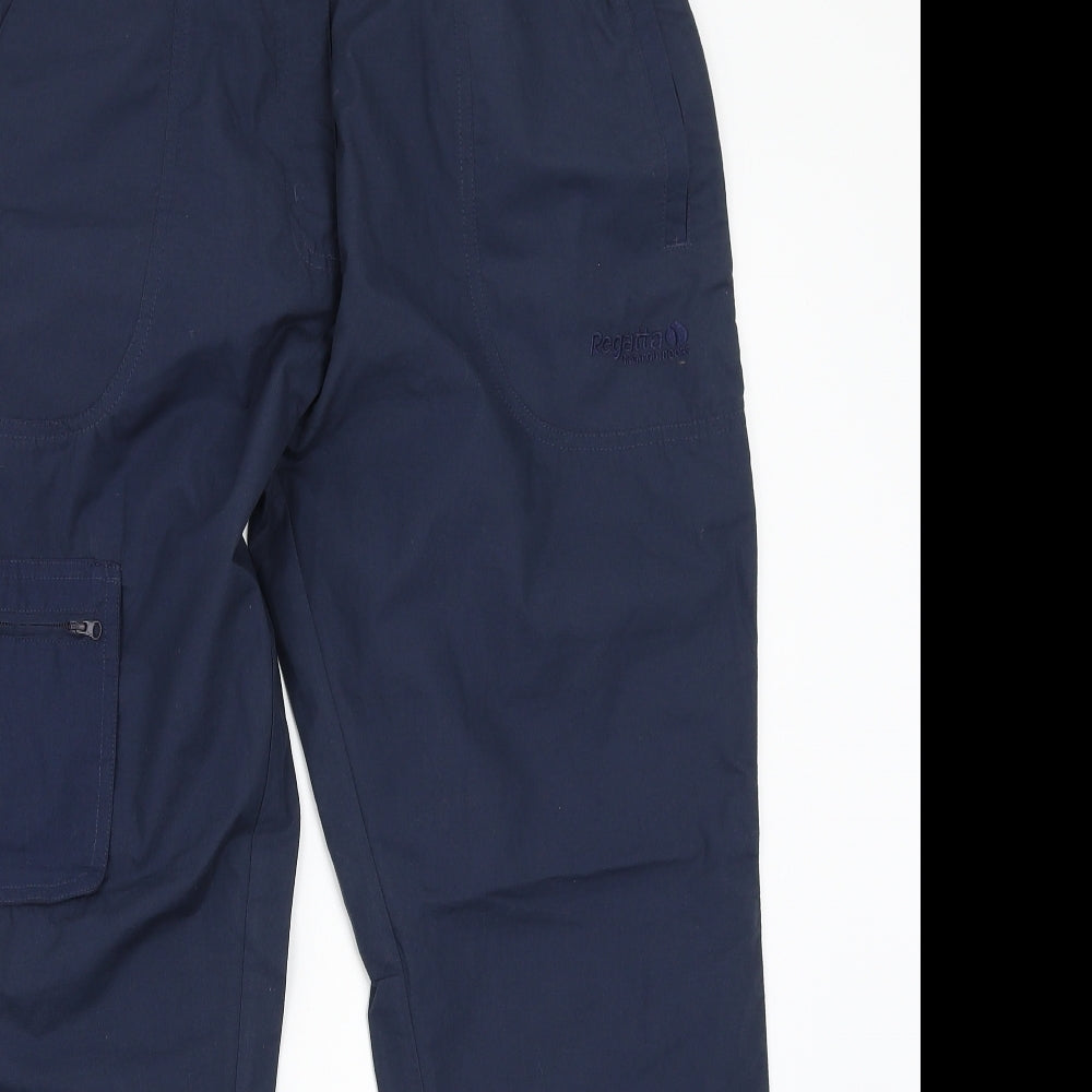 Regatta Womens Blue   Cargo Trousers Size 14 L28 in