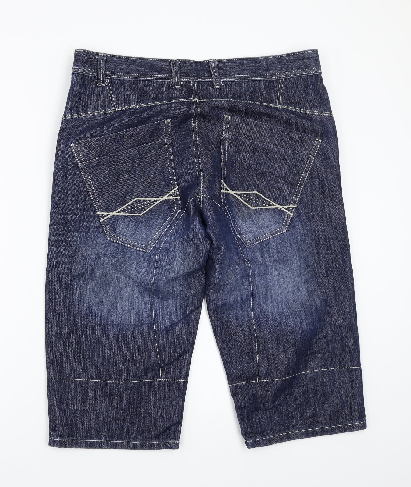 Preworn Womens Blue   Bermuda Shorts Size 34