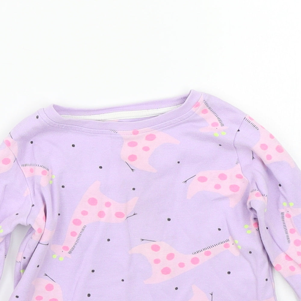 NEXT Girls Purple   Basic T-Shirt Size 2-3 Years